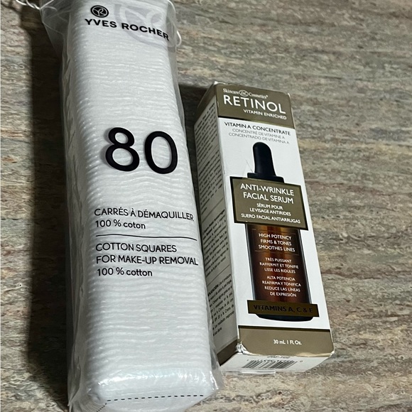 NIB Retinol anti-wrinkle intensive firming serum & Yves Rocher makeup removal - Picture 11 of 16